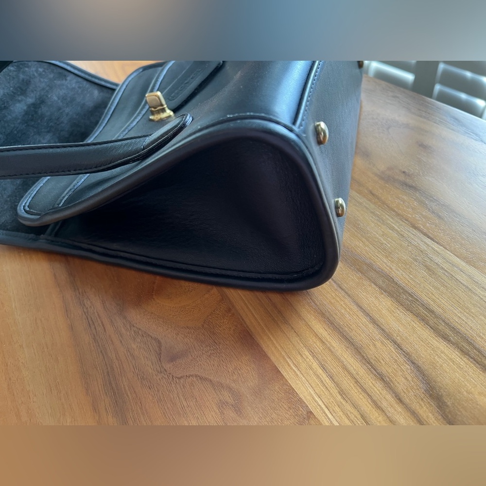 VINTAGE Coach Belmont Leather Satchel Bag - Picture 2 of 16